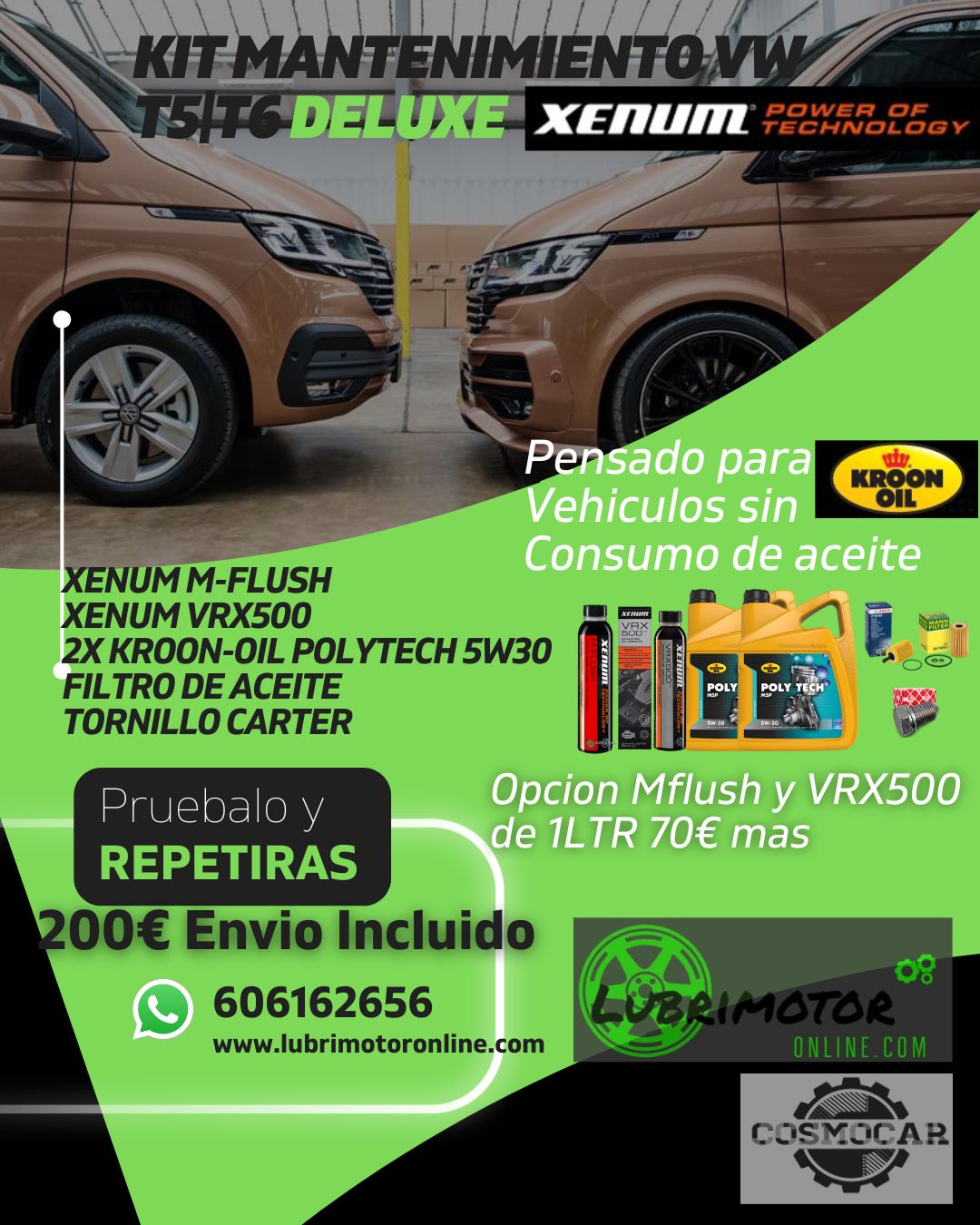 Kit Mantenimiento Motor VAG (1.9, 2.0 y 2.5TDI)